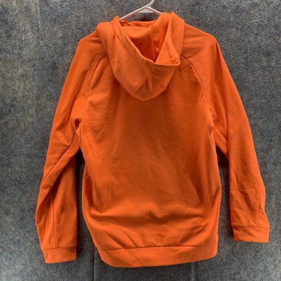 Nike Jacket Men Medium Adult Orange Swoosh Outdoors Hoodie Sweatshirt Drawstring - Picture 10 of 12